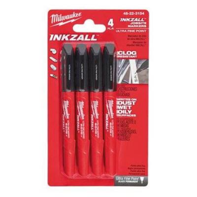 INKZALL FINE TIP MARKERS - 4 PCS image