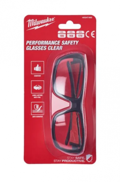 Performance Safety Glasses - Clear image