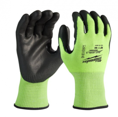 Hi-Vis Cut C Gloves - 9/L image