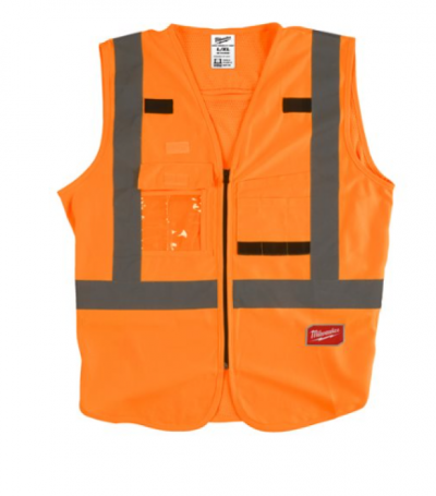 Hi-Visibility Vest Orange - L/XL image