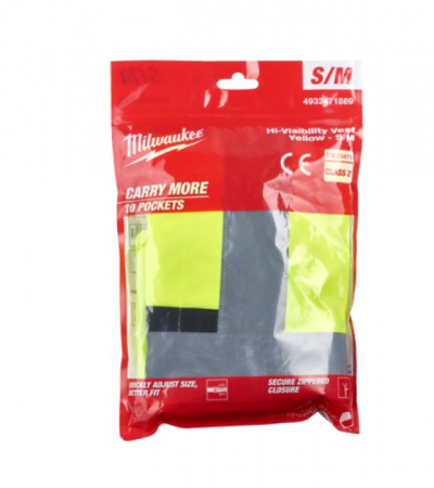 High-Visibility Vest Yellow - S/M image