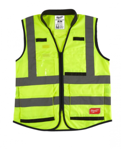 Premium High-Visibility Vest Yellow - S/M image