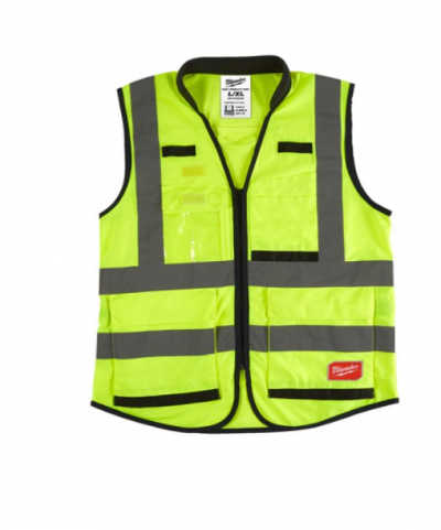 Premium High-Visibility Vest Yellow - L/XL image