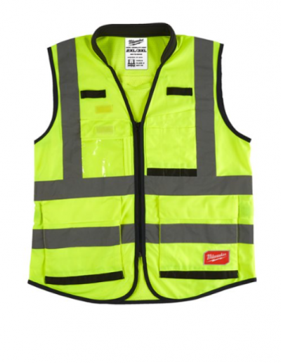 Premium High-Visibility Vest Yellow - XXL image