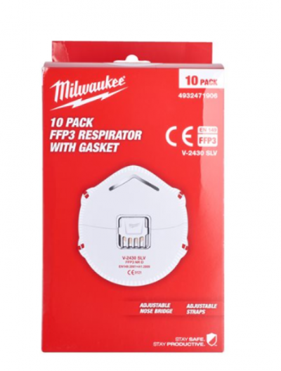 FFP3 Respirator w/ valve - 10 Pack image